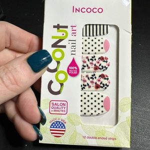 Brand new Incoco nail stickers “Retro Rose”